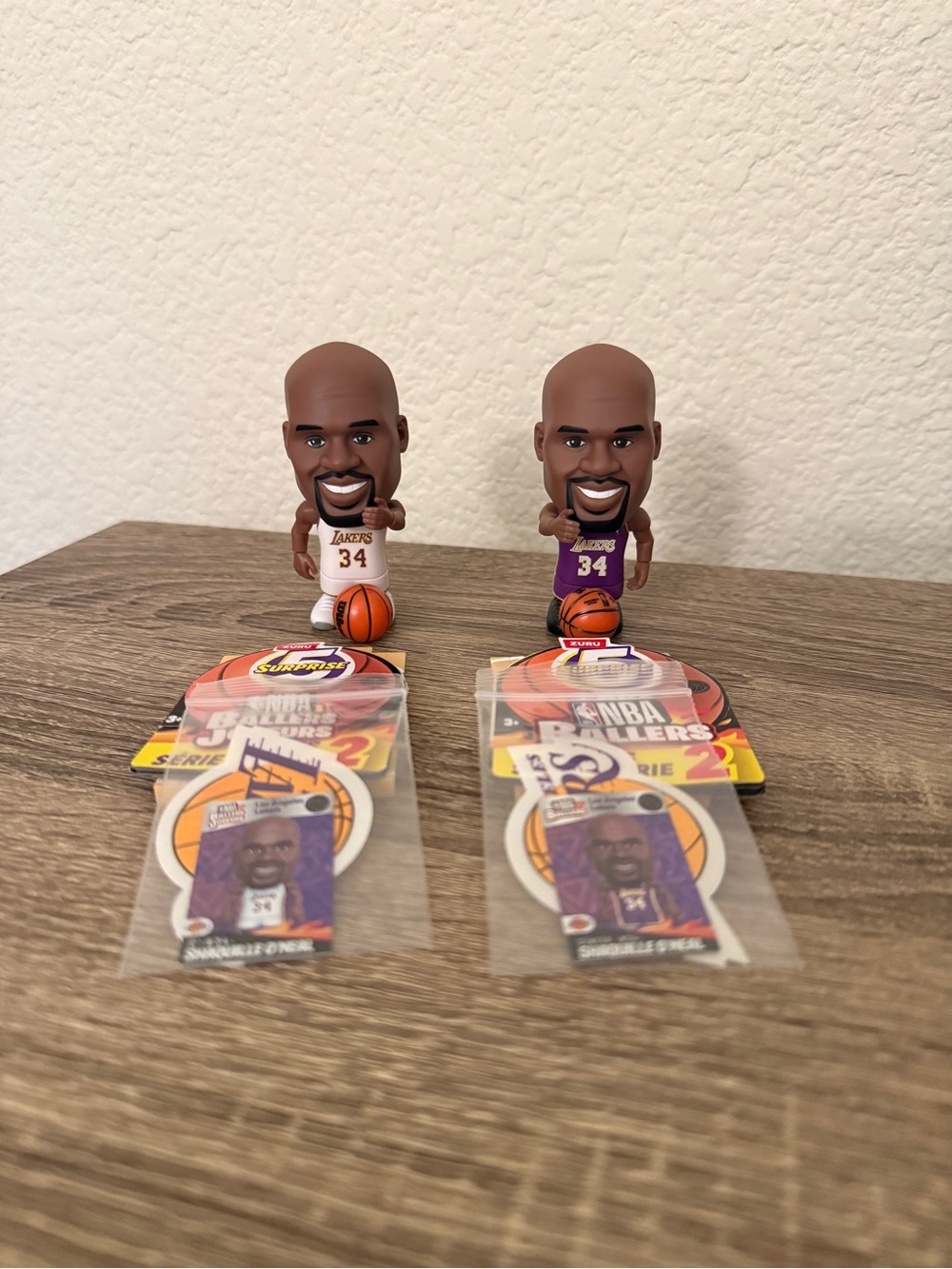 Zuru NBA Ballers Series 2 Shaquille O'Neal LA Lakers Bundle ( Purple & White Jer